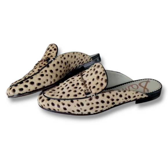 Sam Edelman Leopard Calf Hair Linnie Bit Mule - Blogger Favorite - Picture 10 of 10